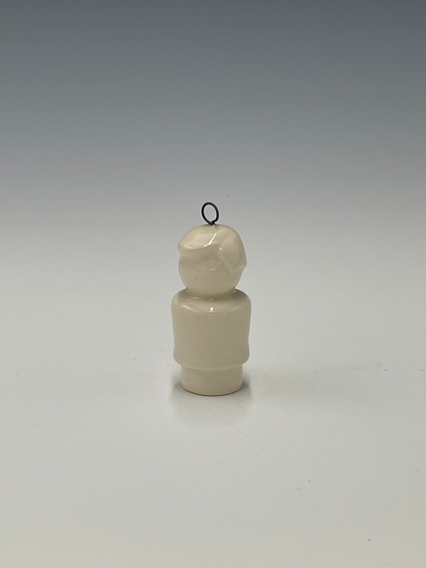 Stoneware Small Folk Holiday Ornament