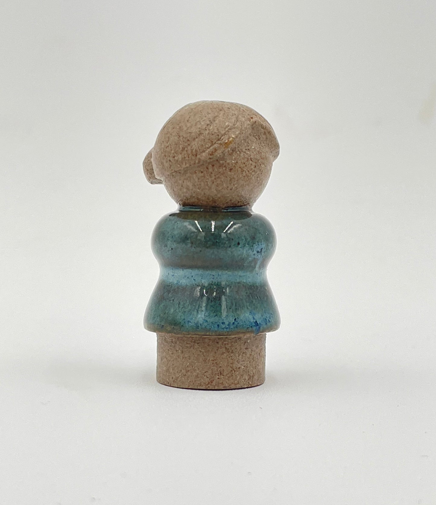 Stoneware Small Folk Sculpture