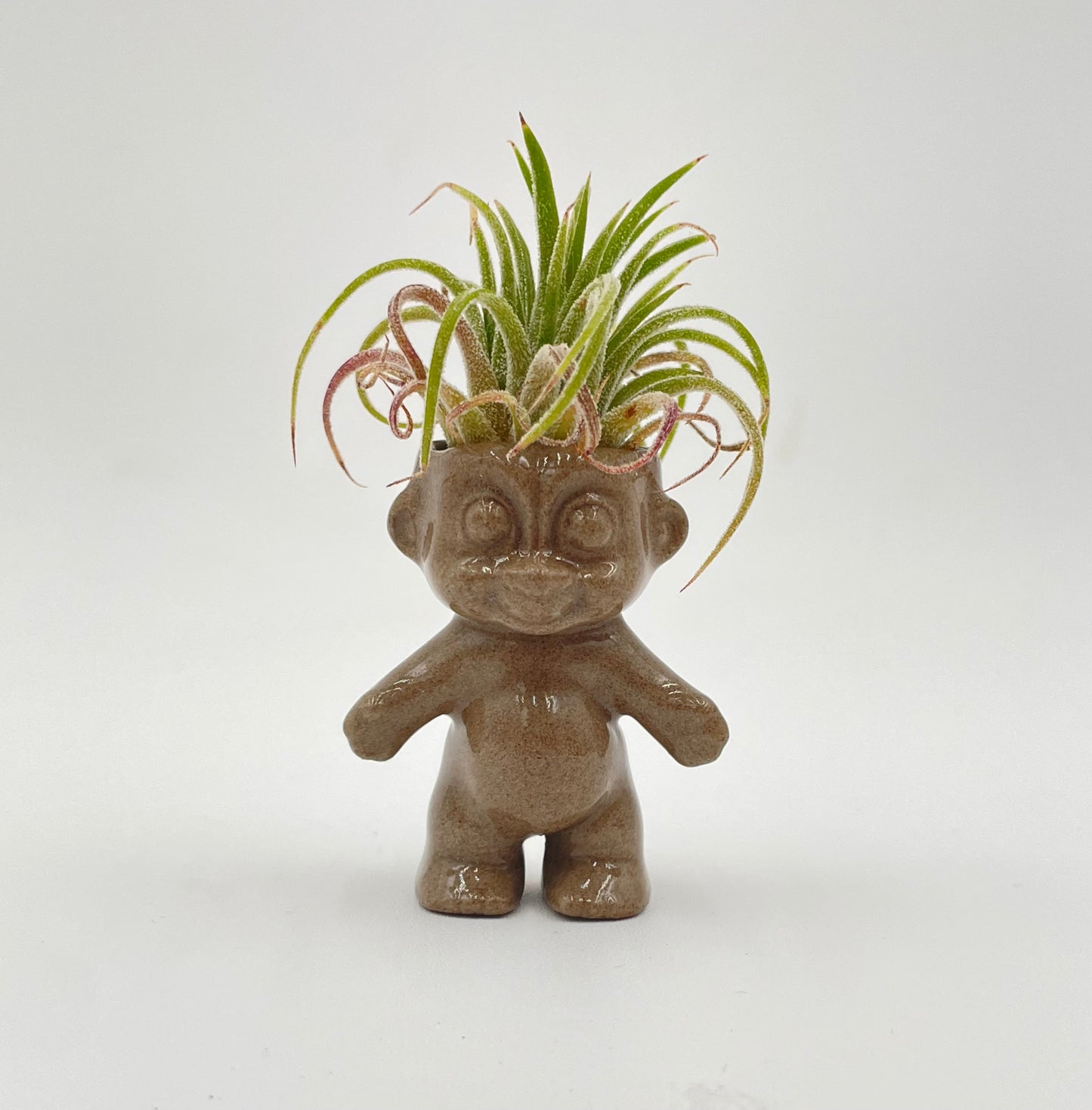 Stoneware Troll Planter