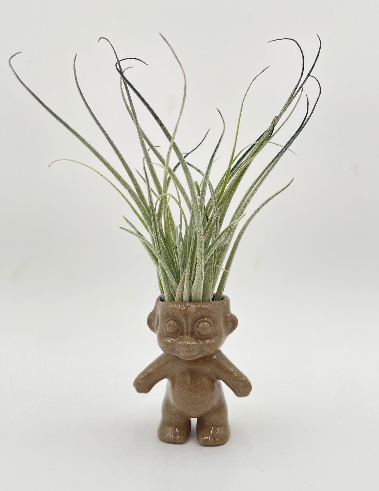 Stoneware Troll Planter