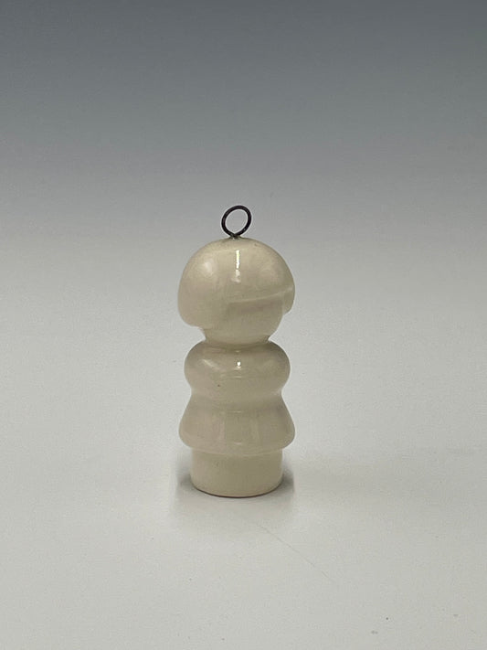 Stoneware Small Folk Holiday Ornament