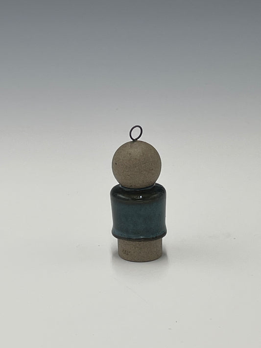 Stoneware Small Folk Holiday Ornament