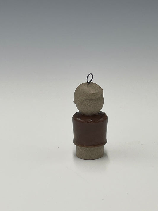 Stoneware Small Folk Holiday Ornament